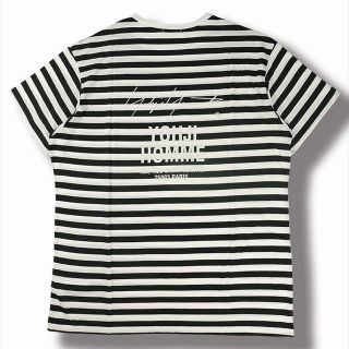 ヨウジヤマモト(Yohji Yamamoto)のYOHJI YAMAMOTO Border Staff T-Shirt(Tシャツ/カットソー(半袖/袖なし))