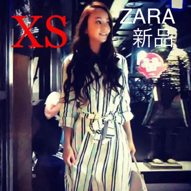 Zara Zara ザラ 安室奈美恵 ストライプシャツワンピース Xs の通販 By フラワーガーデン ザラならラクマ