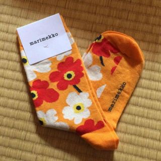 マリメッコ(marimekko)の【新品・未使用】マリメッコ 靴下 ウニッコ 37〜39(ソックス)