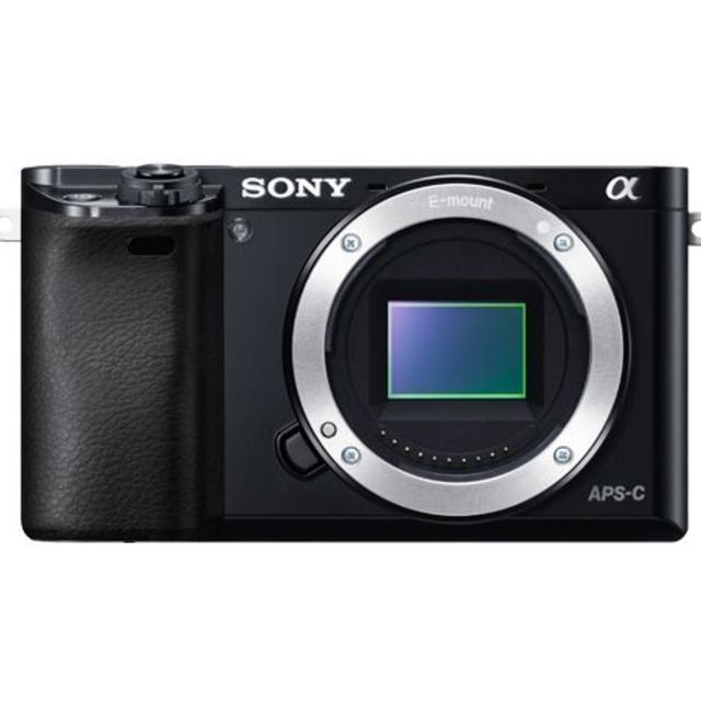 SONY α6000 a6000 ボディ 新品 ソニー ミラーレス ブラックスマホ/家電/カメラ