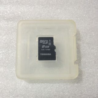 トウシバ(東芝)の【新品】 2GB マイクロSDカード 1個 ケース付き
(その他)