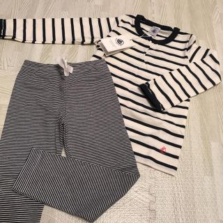 プチバトー(PETIT BATEAU)の【エバ様ご専用】プチバトー 18SS マリニエール&ミラレ 長袖パジャマ 4a(パジャマ)