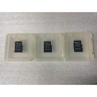 トウシバ(東芝)の【新品】2GB　マイクロSDカード　 3個　ケース付き(その他)