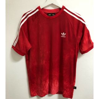 アディダス(adidas)の専用 ファレル  Tシャツタイダイ 赤 レッド M(Tシャツ/カットソー(半袖/袖なし))