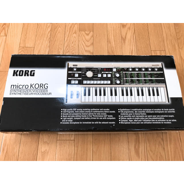 KORG(コルグ)の【中古美品】microkorg マイクロコルグ 箱・付属品有り 楽器の鍵盤楽器(キーボード/シンセサイザー)の商品写真