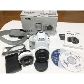 キヤノン(Canon)の★Canon EOS kiss X7★ホワイト ダブルレンズキット (デジタル一眼)