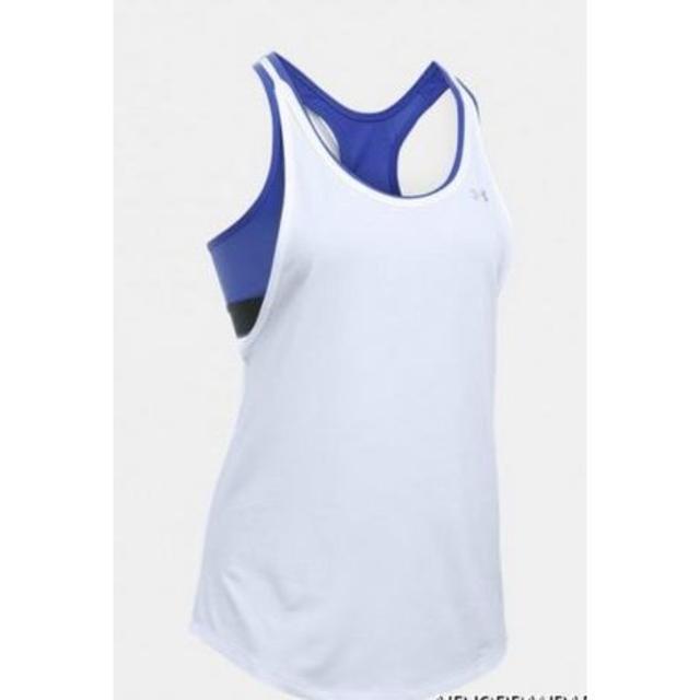 UNDER ARMOUR(アンダーアーマー)のアンダーアーマーHEATGEAR ARMOUR 2-IN-1 TANK レディースのトップス(タンクトップ)の商品写真