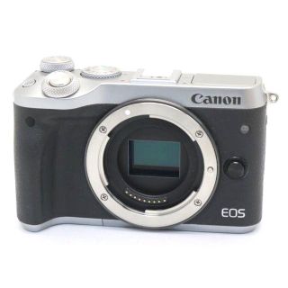 キヤノン(Canon)の美品 Canon キヤノン EOS M6 シルバー(ミラーレス一眼)