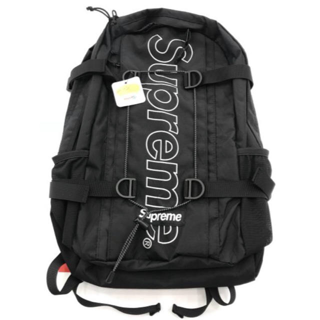 18aw Supreme Backpac Black 黒 ブラック リュック