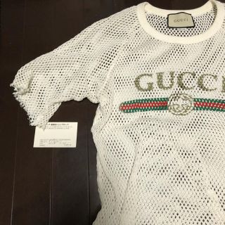 グッチ(Gucci)のGucci メッシュ ロゴ Tシャツ 希少(Tシャツ/カットソー(半袖/袖なし))