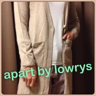 アパートバイローリーズ(apart by lowrys)の値下げ☆ロングカーディガン(カーディガン)