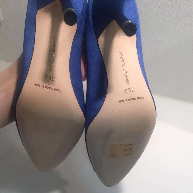 MANOLO BLAHNIK - マノロブラニク パンプス ブルー 36.5の通販 by