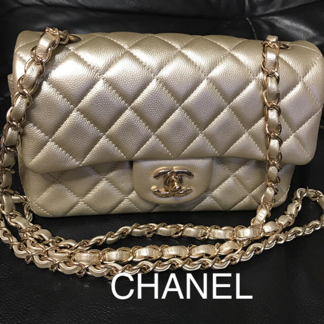 CHANEL - CHANEL♡ミニマトラッセ♡キャビアスキンゴールド希少美品の通販 by Love shop｜シャネルならラクマ