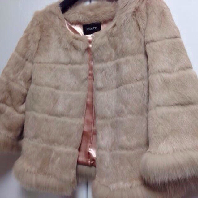 予約販売品】 【JUSGLITTY】 グレー ファー コート ロングコート - www