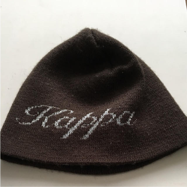 Kappa(カッパ)のKappa ニット帽 帽子 スキー スノボ スパンコール Fサイズ  茶 レディースの帽子(ニット帽/ビーニー)の商品写真