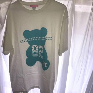 ハニーシナモン(Honey Cinnamon)のHONEY CINNAMON くま  BIG Tシャツ ホワイト XL (Tシャツ(半袖/袖なし))