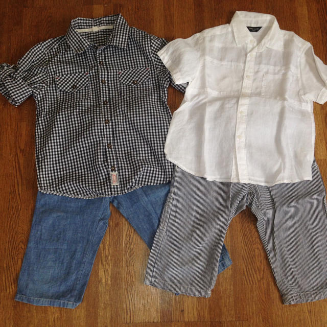 SHIPS KIDS(シップスキッズ)のSHIPS KIDS ハーフパンツとシャツセット☆130㎝ キッズ/ベビー/マタニティのキッズ服男の子用(90cm~)(パンツ/スパッツ)の商品写真