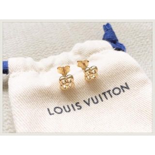 ルイヴィトン(LOUIS VUITTON)のルイヴィトン フラワーフル ピアス ゴールド(ピアス)