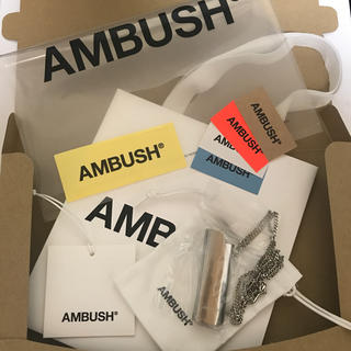アンブッシュ(AMBUSH)のショッパーシールステッカー付⚪︎ AMBUSH ライタケース ネックレス(ネックレス)