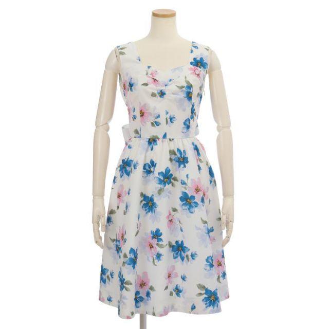 LIZ LISA - 新品 LIZ LISA リズリサ 大花柄後ろリボンワンピース LIZ LISA - 新品 LIZ LISA リズリサ 大花柄後ろリボンワンピース