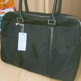 ポールスミス(Paul Smith)のスミス トートバッグ 牛革レザー×ナイロン ブラック(トートバッグ)