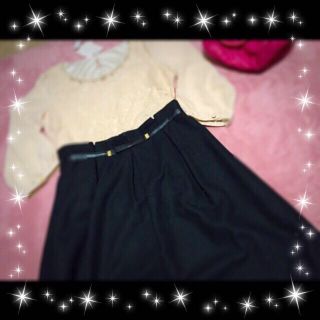 ルーデルー(Rew de Rew)のRew de Rew♡毛60%フレア♡(ひざ丈スカート)