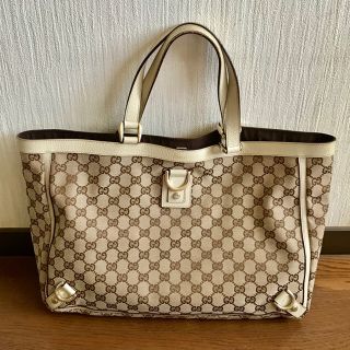 グッチ(Gucci)の週末値下げ GUCCI トートバッグ  アイボリー(トートバッグ)