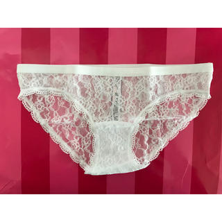 ヴィクトリアズシークレット(Victoria's Secret)の新品ヴィクトリアシークレットレースショーツ白XS(ショーツ)