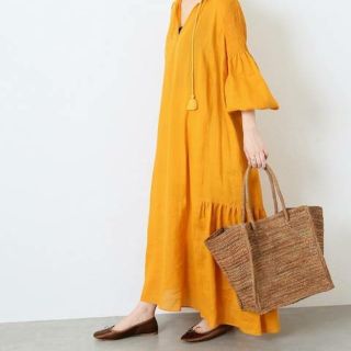 イエナ(IENA)のMAISON N.H PARIS☆IENA☆plage完売かごバッグ新品ブラウン(かごバッグ/ストローバッグ)