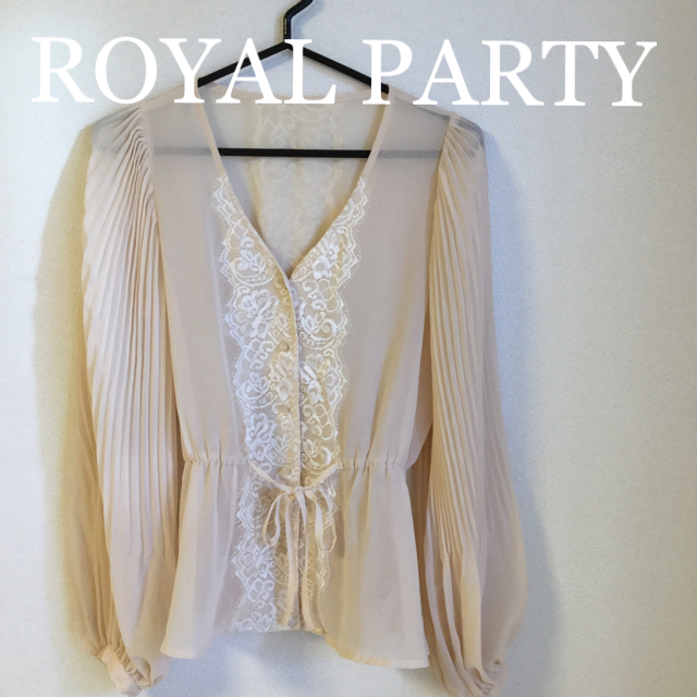 ROYAL PARTY(ロイヤルパーティー)のROYAL PARTY シフォン ブラウス レディースのトップス(シャツ/ブラウス(長袖/七分))の商品写真