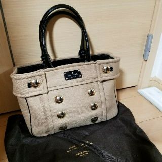 ケイトスペードニューヨーク(kate spade new york)の美品 kate spade ウールハンドバッグ(ハンドバッグ)