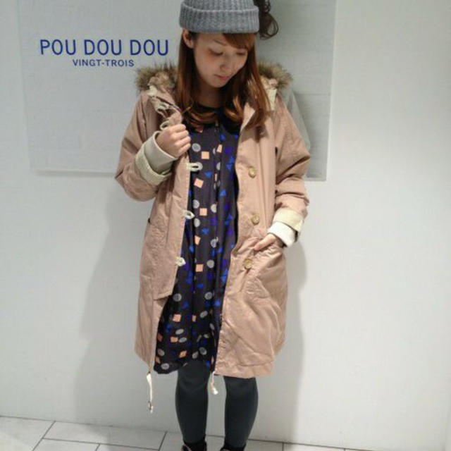 POU DOU DOU(プードゥドゥ)のpoudoudou◌モッズコート レディースのジャケット/アウター(モッズコート)の商品写真