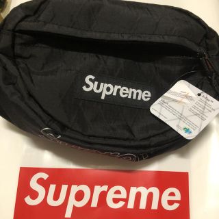 シュプリーム(Supreme)の最安値!!Supreme waist bag 黒(ウエストポーチ)