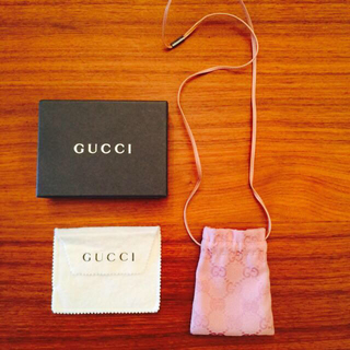 グッチ(Gucci)のGUCCI 巾着ミニ ネックレスSALE(ネックレス)