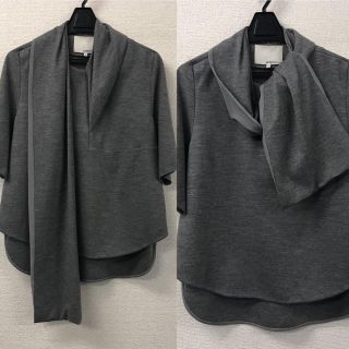 スリーワンフィリップリム(3.1 Phillip Lim)の3.1philliplim ボウタイトップス(カットソー(半袖/袖なし))