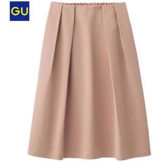 ジーユー(GU)の新品G.U.イージーグログランフレアスカートＲG(ひざ丈スカート)
