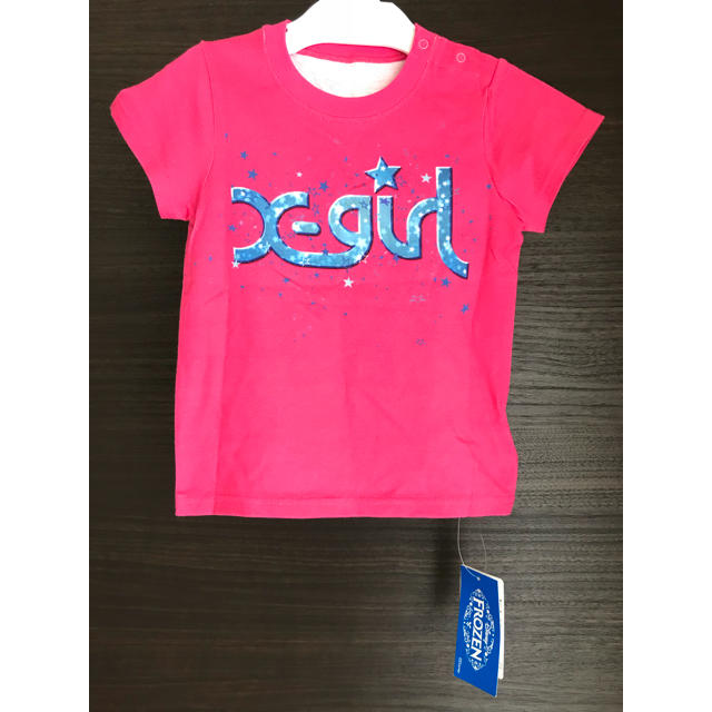 X-girl(エックスガール)の新品  エックスガール  アナ雪 90 2T キッズ/ベビー/マタニティのキッズ服女の子用(90cm~)(Tシャツ/カットソー)の商品写真