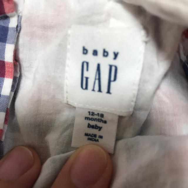 babyGAP(ベビーギャップ)のbaby gap❤️ギンガムチェック ワンピース キッズ/ベビー/マタニティのベビー服(~85cm)(ワンピース)の商品写真