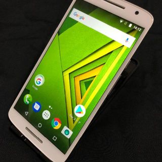 レノボ(Lenovo)のMotorola Moto X Play ホワイト XT1562 (スマートフォン本体)