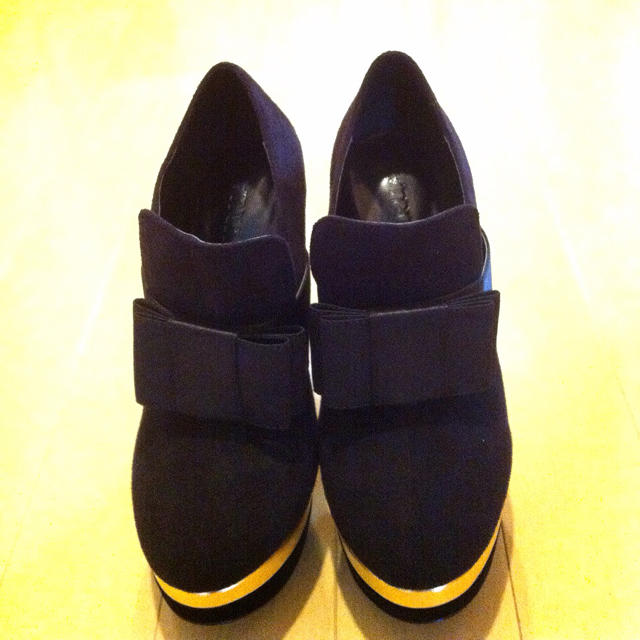 MURUA(ムルーア)のMURUA♡リボンブーティ レディースの靴/シューズ(ハイヒール/パンプス)の商品写真