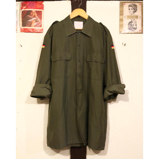 euro vintage  military shirt レディースのトップス(シャツ/ブラウス(長袖/七分))の商品写真