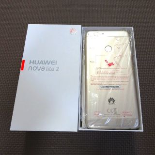 アンドロイド(ANDROID)のHuawei nova lite 2 ゴールド(スマートフォン本体)