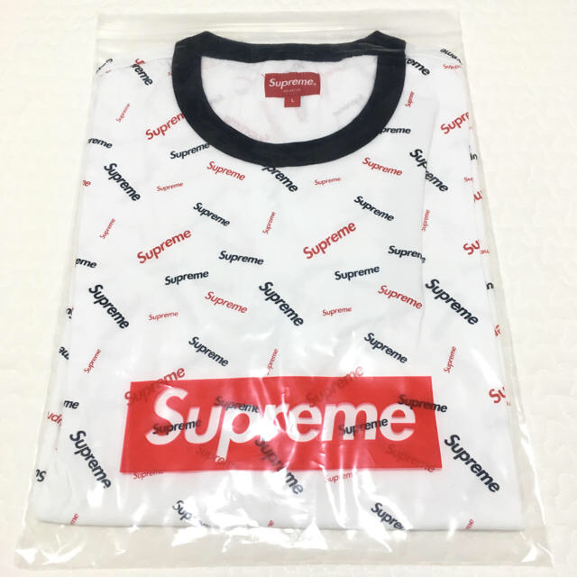 Supreme scatter ringer L white 白