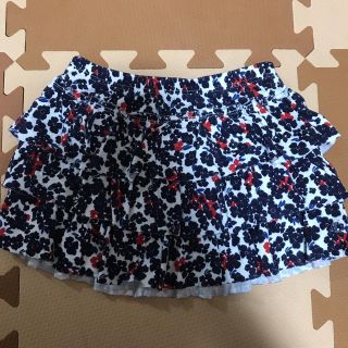 プチバトー(PETIT BATEAU)の☆プチバトー フリルスカート 4ans 104cm(スカート)