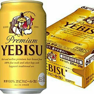 エビス(EVISU)のエビスビール350ml×24本(ビール)