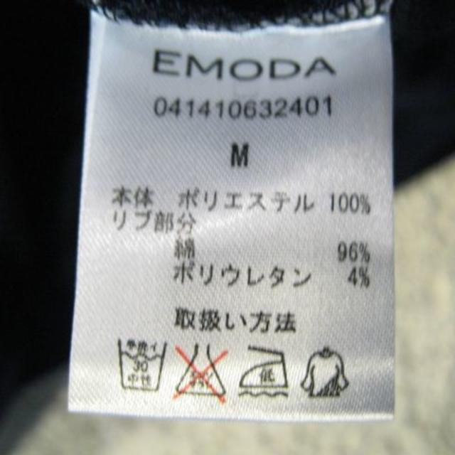 EMODA(エモダ)の1207　エモダ　　美品　ボーダー　シースルー　カットソー　ロンt レディースのトップス(カットソー(長袖/七分))の商品写真