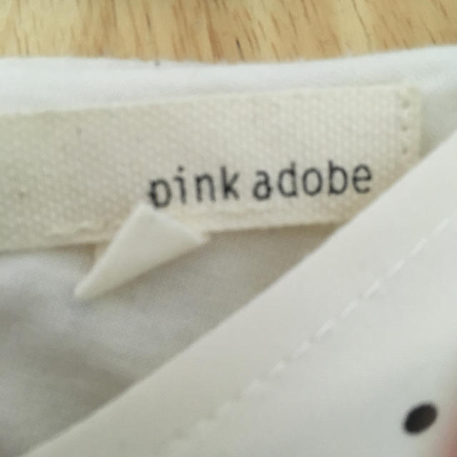 PINK ADOBE(ピンクアドべ)の【美品】バックリボン ドットブラウス カットソー♡pink adobe レディースのトップス(カットソー(長袖/七分))の商品写真