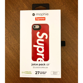 シュプリーム(Supreme)のmophie iPhone 8 juice pack air(バッテリー/充電器)