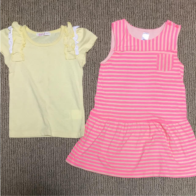 carter's(カーターズ)のカーターズワンピースとトップスセット キッズ/ベビー/マタニティのキッズ服女の子用(90cm~)(ワンピース)の商品写真