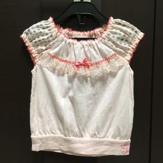 シャーリーテンプル(Shirley Temple)の美品♡ピンクトップス  110(Tシャツ/カットソー)